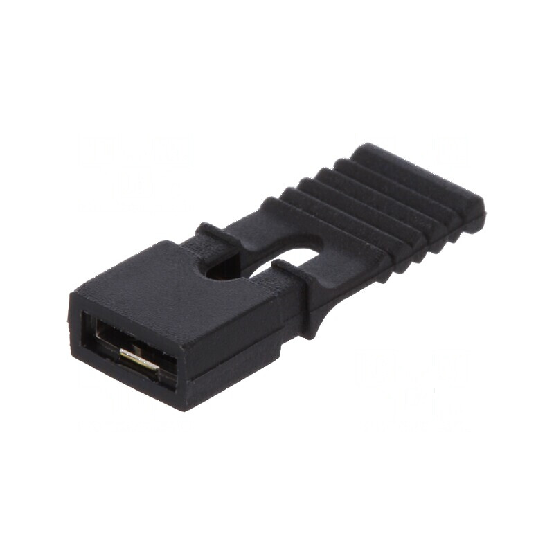 Conector şiruri pini jumper mamă 1x2 2,54mm negru | Electronic-mag.ro | Componente Electronice