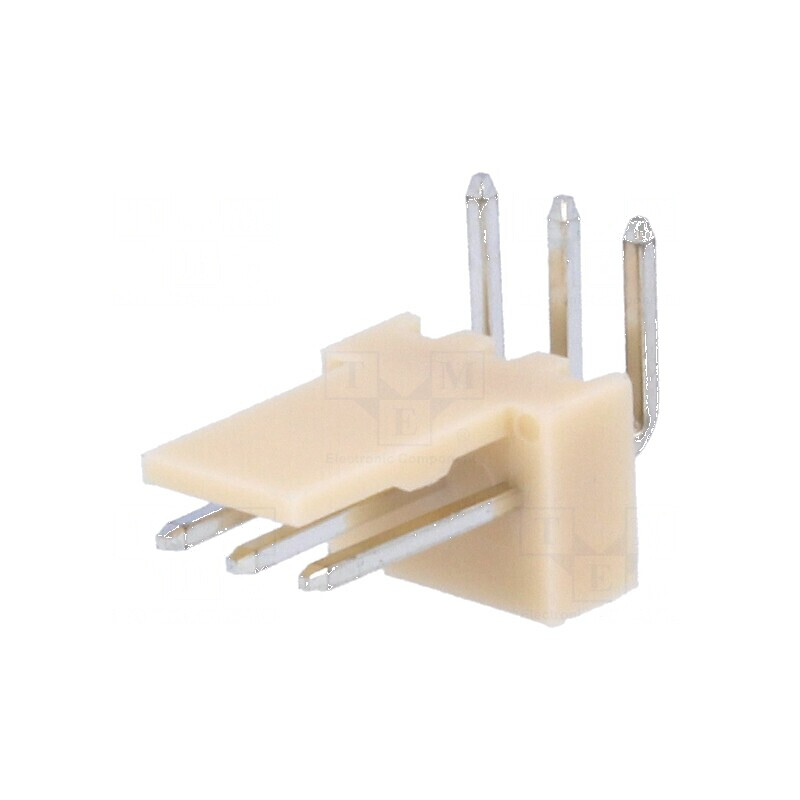 Conector cablu-placă soclu tată NS25 2,54mm PIN 3 THT 250V | Electronic-mag.ro | Componente Electronice