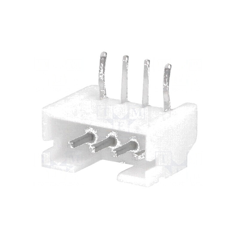 Conector cablu-placă soclu tată PIN 4 Pas 2mm THT 1A 100V | Electronic-mag.ro | Componente Electronice