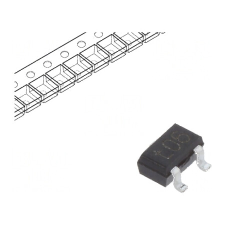 Tranzistor NPN bipolar BRT 50V 0,1A 200mW SC70 SOT323 | Electronic-mag.ro | Componente Electronice