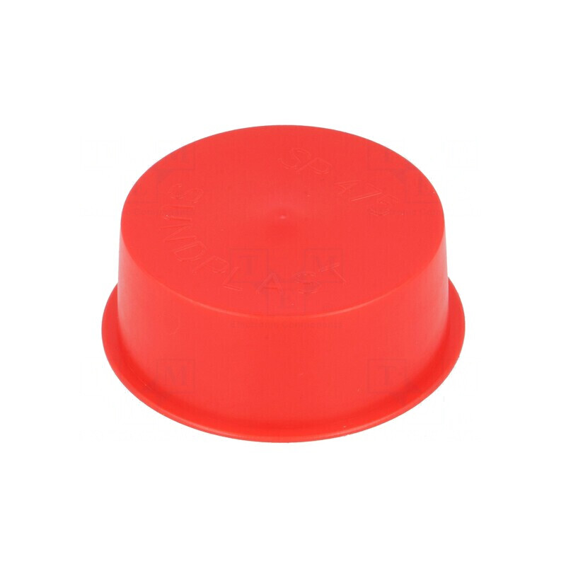 Obturator Corp Roșu Diametru 51,4mm Înălțime 19mm LDPE SafeCAP | Electronic-mag.ro | Componente Electronice
