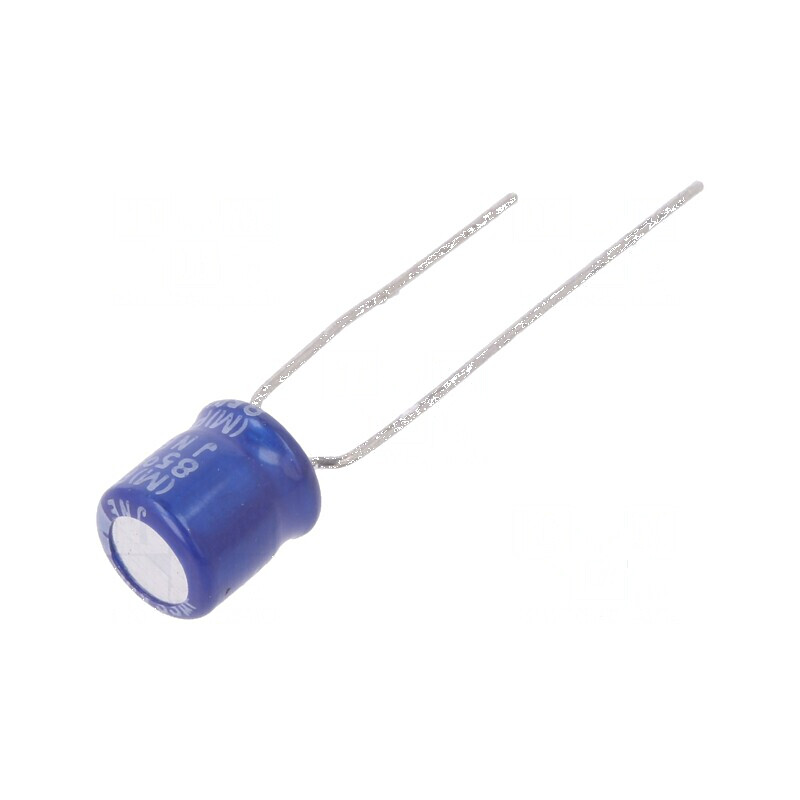 Condensator electrolitic THT 33uF 50VDC Ø6,3x7mm 5mm Raster | Electronic-mag.ro | Componente Electronice