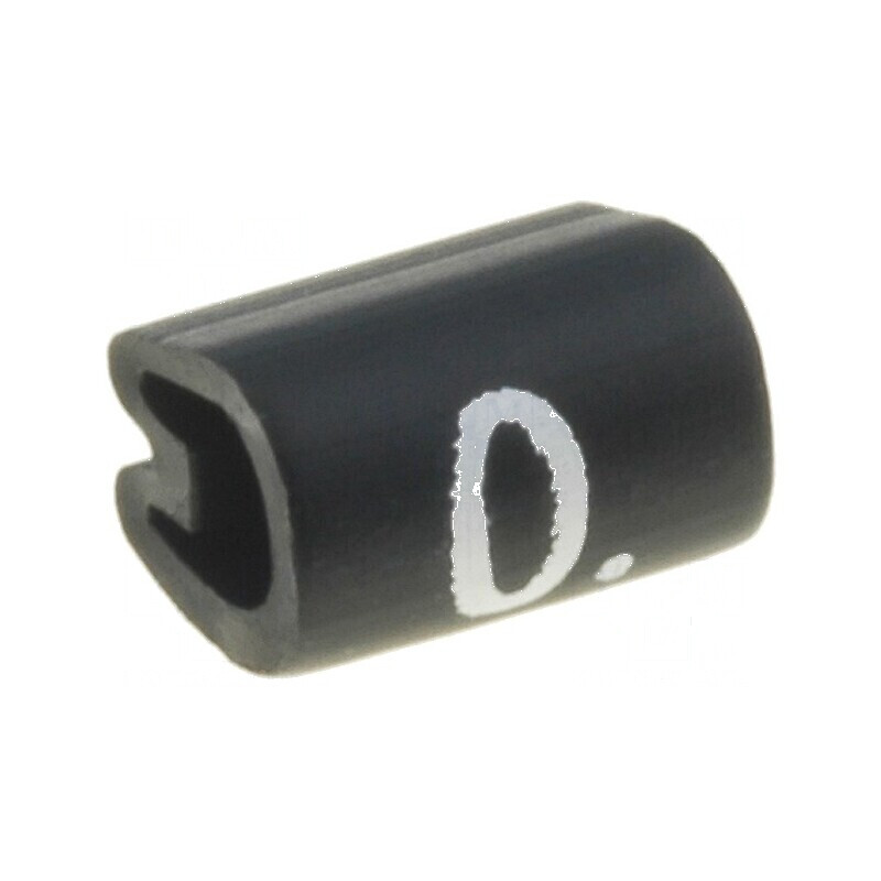 Markere Marcaj PVC Neagră 0 2÷3,2mm -45÷70°C | Electronic-mag.ro | Componente Electronice
