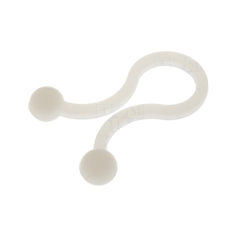 Clipsuri pentru cablu 7,6-16,3mm din poliamidă naturală | Electronic-mag.ro | Componente Electronice