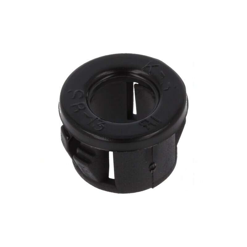Manșon Øorif.mont 12,7mm Øorif 8mm negru | Electronic-mag.ro | Componente Electronice