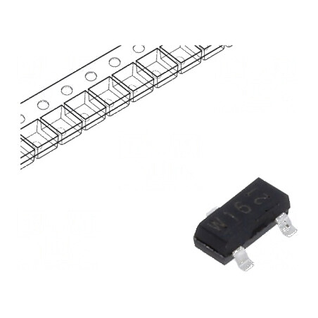Tranzistor NPN bipolar BRT 50V 0,1A 250mW SOT23 TO236AB | Electronic-mag.ro | Componente Electronice