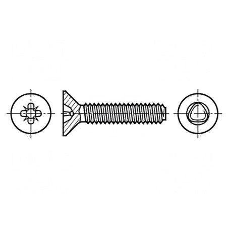 Şurub 3x6 Îngropat Pozidriv PZ1 Oțel Inoxidabil A2 | Electronic-mag.ro | Componente Electronice