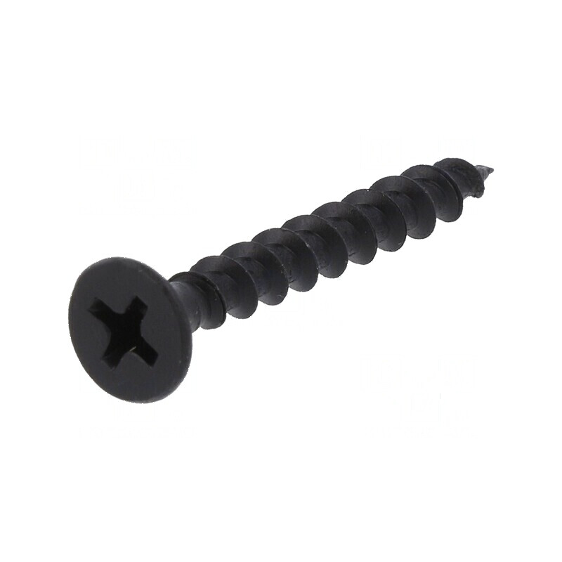 Şurub din oţel călit 3,9x35mm cu cap îngropat Phillips PH2 pentru lemn | Electronic-mag.ro | Componente Electronice