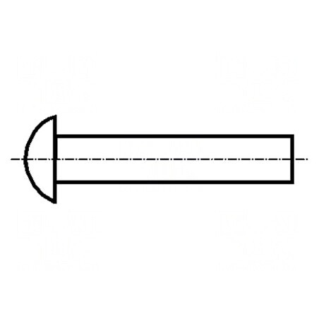 Diblu aluminiu 3mm x 6mm BN 401 DIN 660 | Electronic-mag.ro | Componente Electronice