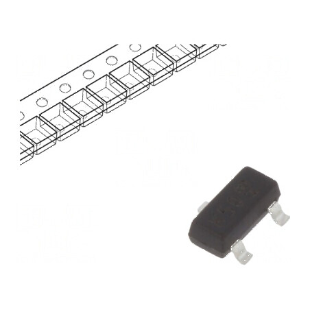 Diodă SMD 85V 215mA 3us SOT23 Ufmax 1,25V | Electronic-mag.ro | Componente Electronice