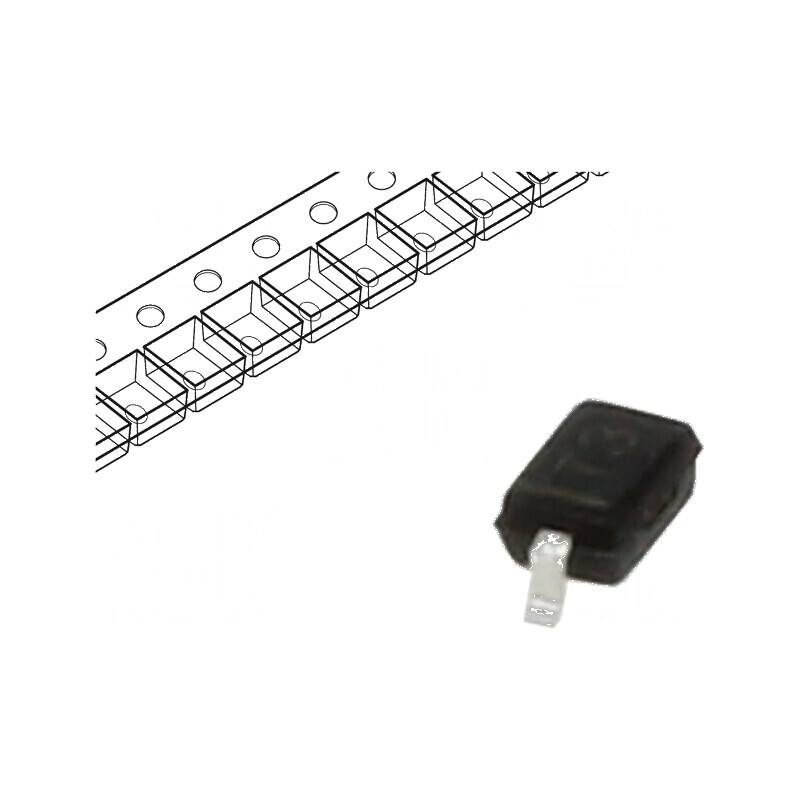 Diodă SMD 200V 0,2A 50ns SOD323 Ufmax 1,25V 0,25W | Electronic-mag.ro | Componente Electronice