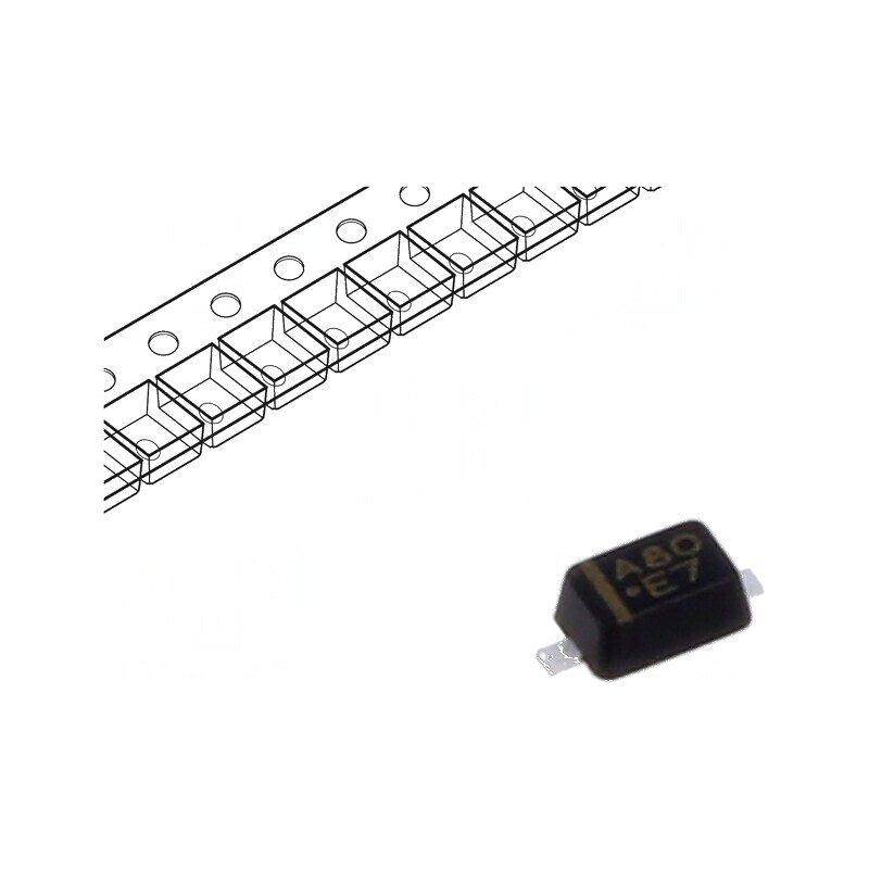 Diodă SMD 200V 0,2A 50ns SOD323 Ufmax 1V Ifsm 4A | Electronic-mag.ro | Componente Electronice