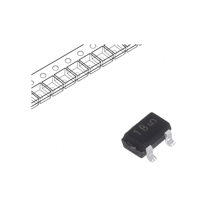 Tranzistor NPN bipolar 65V 0,1A 0,2W SC70 SOT323 | Electronic-mag.ro | Componente Electronice