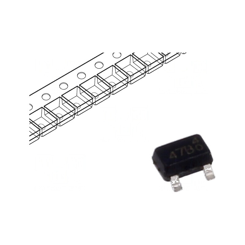 Tranzistor NPN bipolar 45V 0,1A 0,25W SOT323 pentru domeniul auto | Electronic-mag.ro | Componente Electronice Tranzistor NPN bipolar 45V 0,1A 0,25W SOT323 pentru domeniul auto | Electronic-mag.ro | Componente Electronice