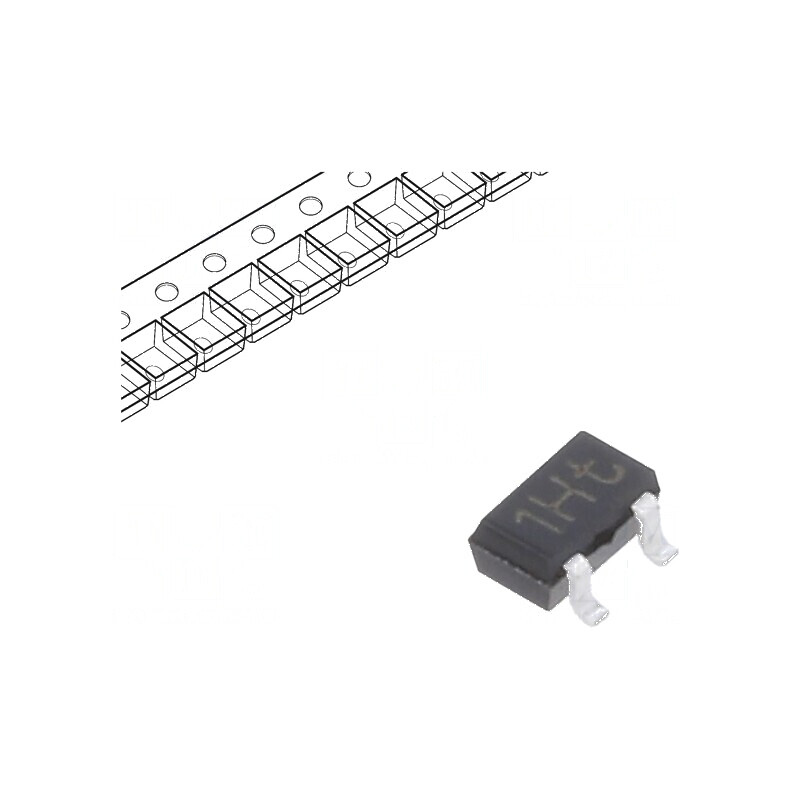 Tranzistor NPN bipolar 45V 0,1A 200mW SC70 SOT323 | Electronic-mag.ro | Componente Electronice
