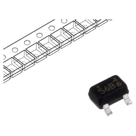 Tranzistor PNP bipolar 65V 0,1A 0,25W SOT323 | Electronic-mag.ro | Componente Electronice