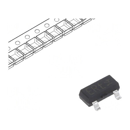 Tranzistor NPN bipolar 45V 0,8A 250mW SOT23 TO236AB | Electronic-mag.ro | Componente Electronice