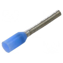 Vârf tub de capăt izolată cupru 0,25mm2 8mm cositorit 24AWG | Electronic-mag.ro | Componente Electronice
