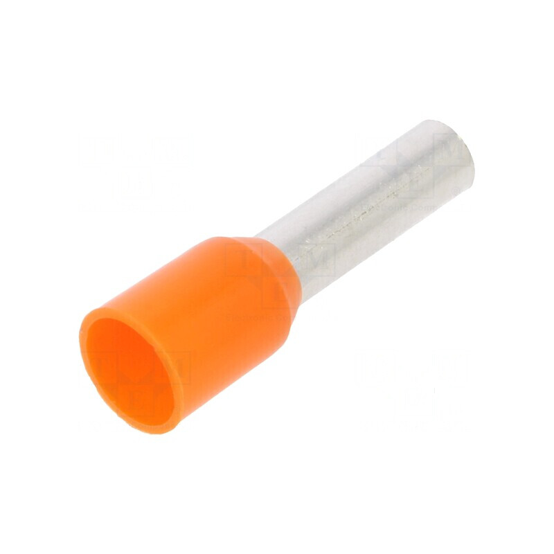 Tub de capăt izolată cupru 4mm2 10mm cositorit crimpat | Electronic-mag.ro | Componente Electronice