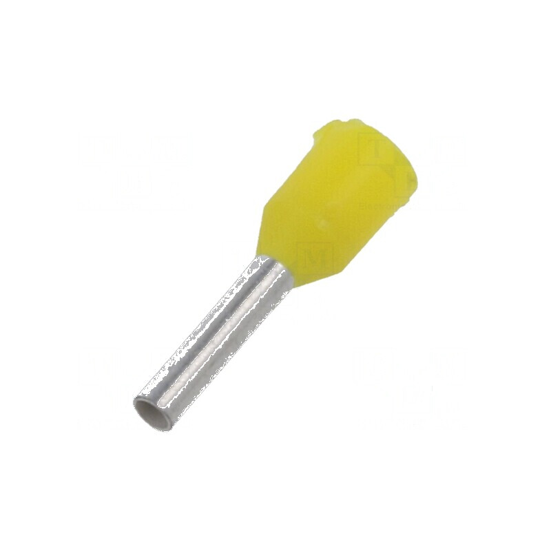 Vârf tub capăt izolată cupru 1mm² 8mm cositorit crimpat | Electronic-mag.ro | Componente Electronice
