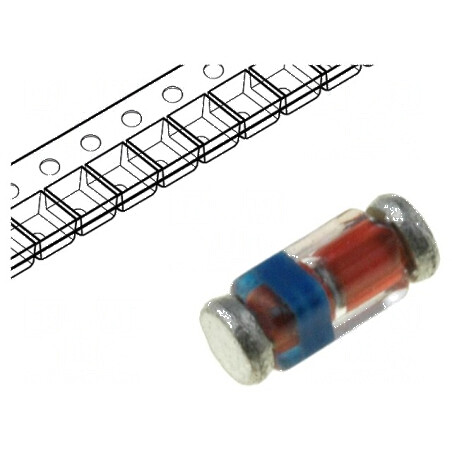 Diodă Zener 0,5W 3,6V SMD QuadroMELF SOD80 BZT55 | Electronic-mag.ro | Componente Electronice