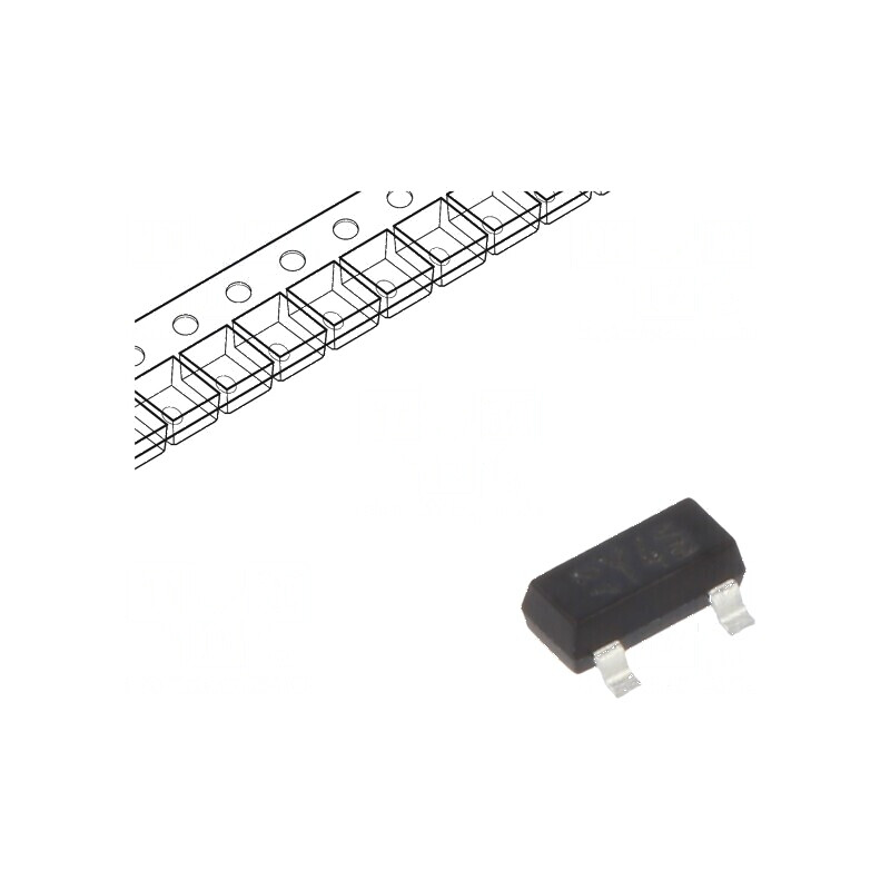 Diodă Zener 0,3W 15V SMD SOT23 | Electronic-mag.ro | Componente Electronice