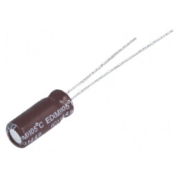 Condensator electrolitic low ESR THT 2,2uF 50VDC Ø5x11mm | Electronic-mag.ro | Componente Electronice