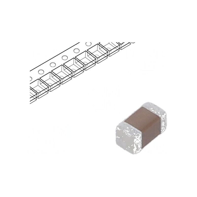 Condensator ceramic MLCC 1uF 25V X5R ±10% SMD 0402 | Electronic-mag.ro | Componente Electronice