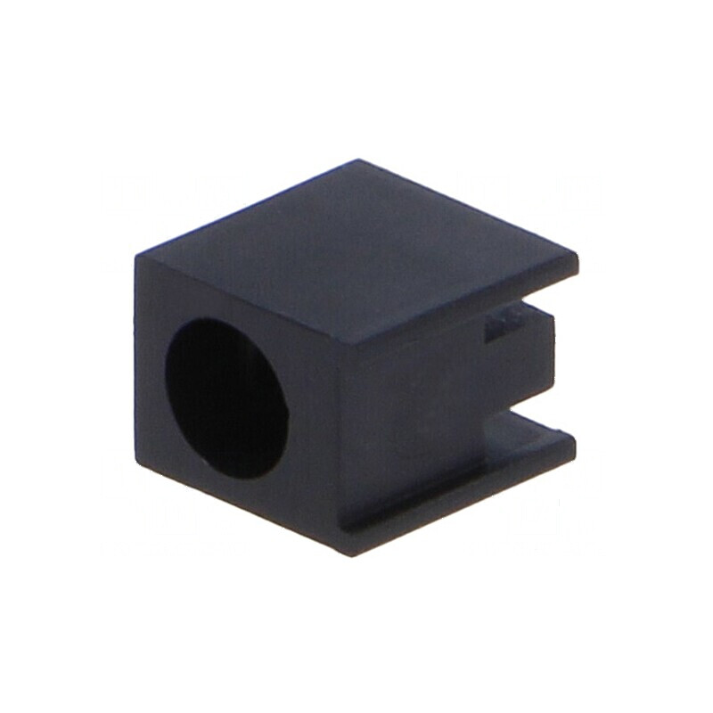 Carcasă LED 3mm poliamidă unghi negru UL94V-2 | Electronic-mag.ro | Componente Electronice
