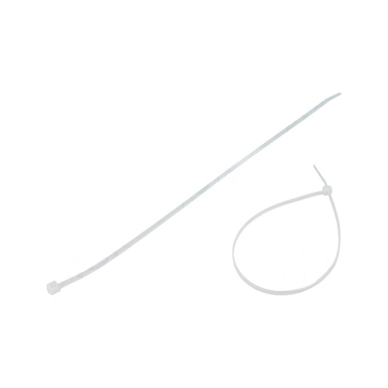 Colier de strângere poliamidă 280mm x 3,6mm 177N naturală | Electronic-mag.ro | Componente Electronice