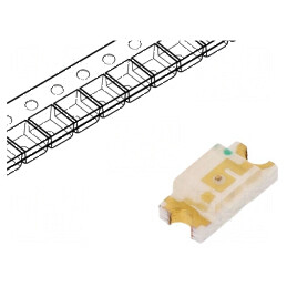 LED SMD 1206 galben 100-150mcd 3,2x1,6x1,1mm 120° 20mA 60mW | Electronic-mag.ro | Componente Electronice