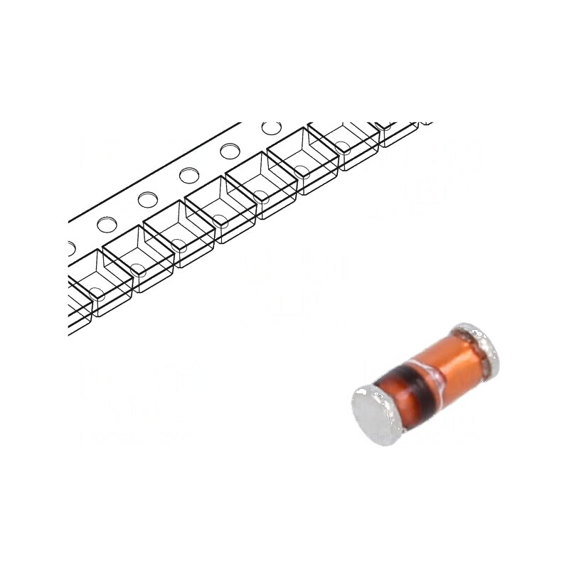 Diodă SMD 75V 0,3A 2ns MiniMELF SOD80 Ufmax 1V | Electronic-mag.ro | Componente Electronice