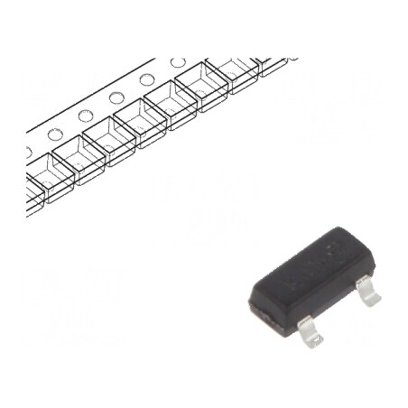 Tranzistor NPN bipolar 160V 0,6A 300mW SOT23 | Electronic-mag.ro | Componente Electronice