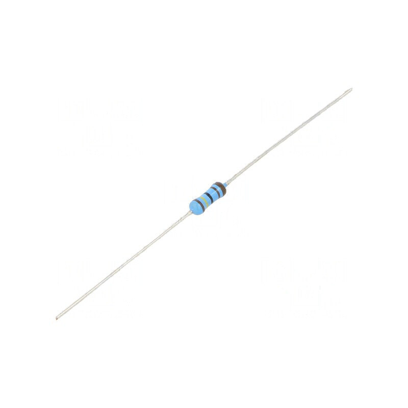 Rezistor thin film THT 1,4kΩ 600mW ±1% Ø2,5x6,5mm 50ppm/°C | Electronic-mag.ro | Componente Electronice