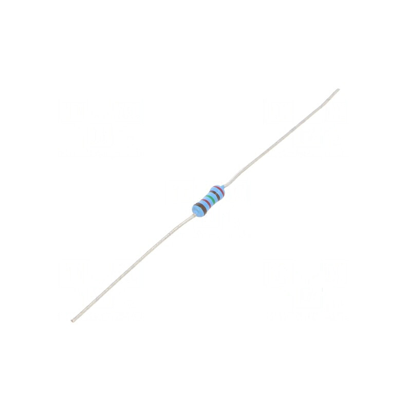Rezistor thin film THT 21,5kΩ 600mW ±1% Ø2,5x6,5mm 50ppm/°C | Electronic-mag.ro | Componente Electronice