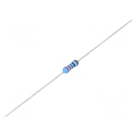 Rezistor thin film THT 221Ω 600mW ±1% Ø2,5x6,5mm 50ppm/°C | Electronic-mag.ro | Componente Electronice