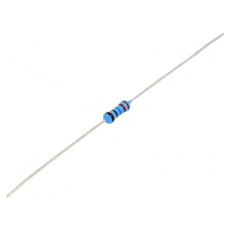 Rezistor film subțire THT 2,26kΩ 600mW ±1% Ø2,5x6,5mm 50ppm/°C | Electronic-mag.ro | Componente Electronice
