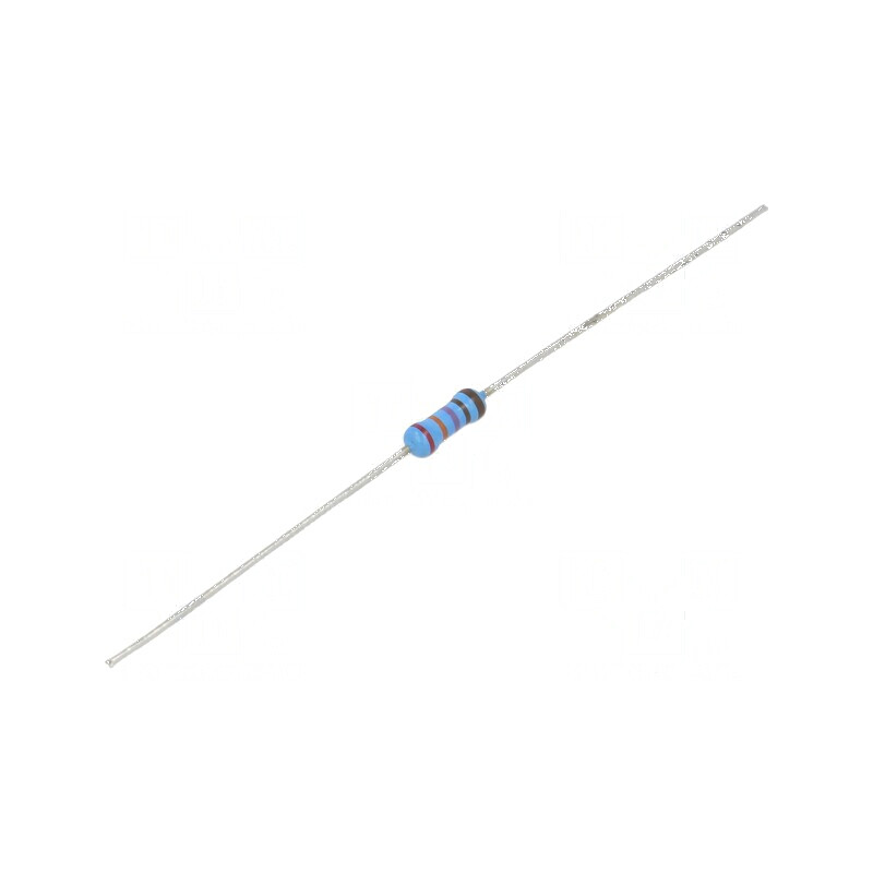 Rezistor THT film subțire 2,37kΩ 600mW ±1% Ø2,5x6,5mm 50ppm/°C | Electronic-mag.ro | Componente Electronice