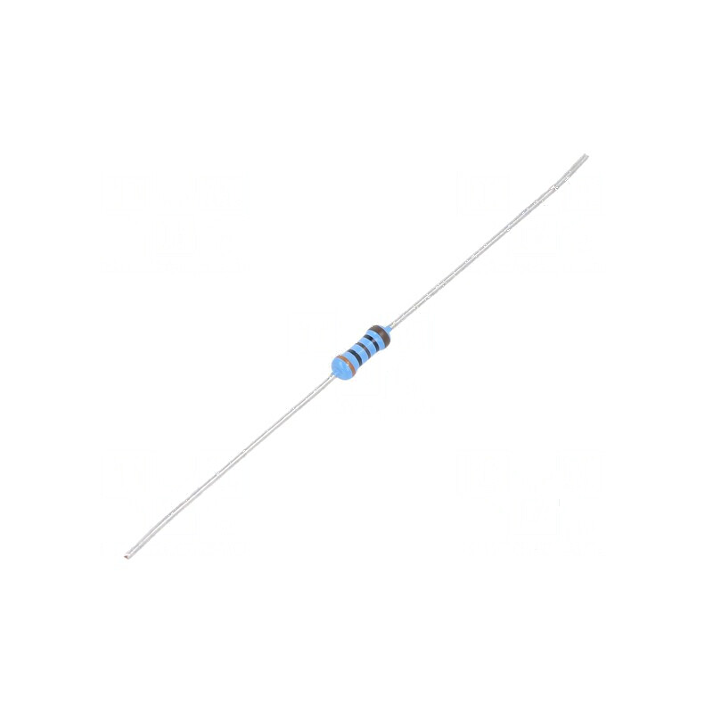 Rezistor thin film THT 301Ω 600mW ±1% Ø2,5x6,5mm 50ppm/°C | Electronic-mag.ro | Componente Electronice