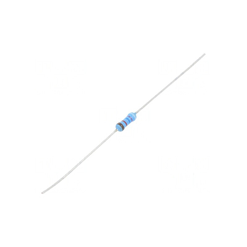 Rezistor thin film THT 97,6kΩ 600mW ±1% Ø2,5x6,5mm 50ppm/°C | Electronic-mag.ro | Componente Electronice