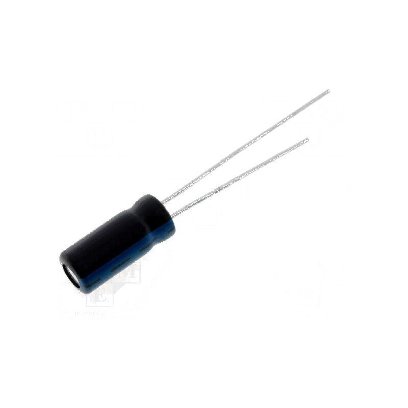 Condensator electrolitic THT 47uF 25VDC Ø5x11mm 2mm Raster | Electronic-mag.ro | Componente Electronice