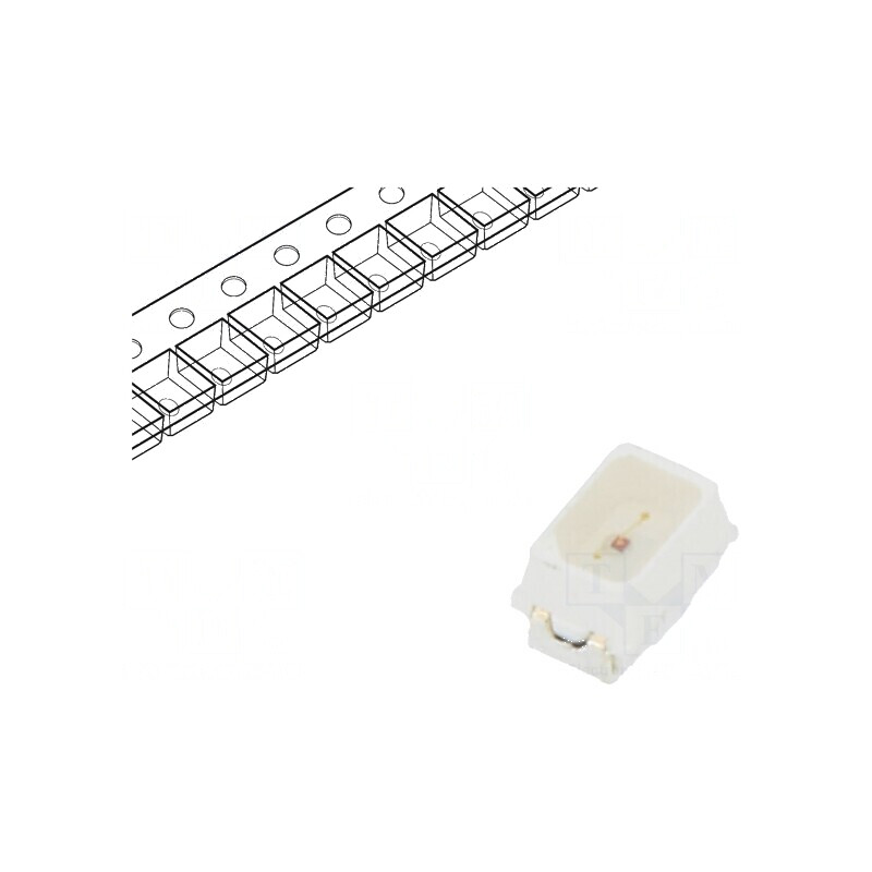 LED SMD 2014 Mini PLCC2 Roșie 230-530mcd 2x1,4x1,3mm 120° | Electronic-mag.ro | Componente Electronice