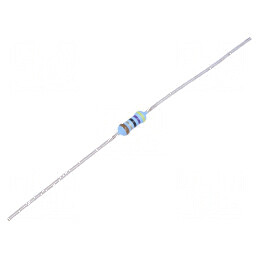 Rezistor THT 47Ω 600mW ±1% 2,5x6,5mm 50ppm/°C | Electronic-mag.ro | Componente Electronice