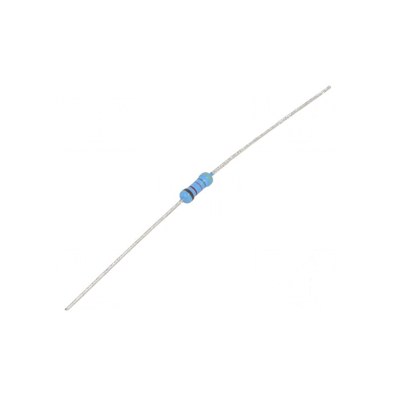 Rezistor thin film THT 48,7kΩ 600mW ±1% Ø2,5x6,5mm 50ppm/°C | Electronic-mag.ro | Componente Electronice
