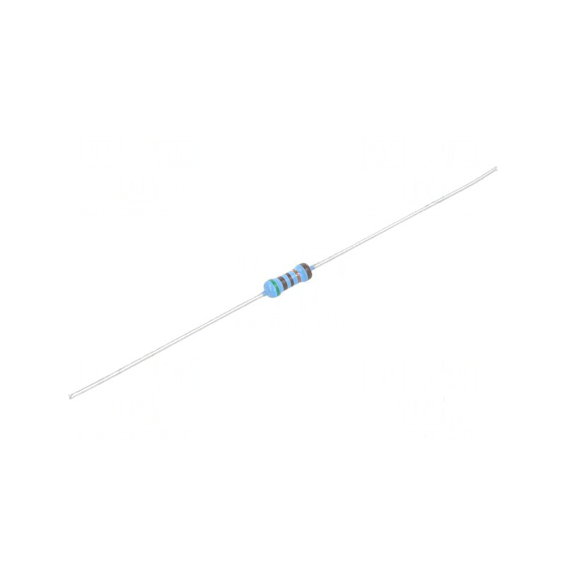 Rezistor thin film THT 511kΩ 600mW 1% Ø2,5x6,5mm 50ppm/°C | Electronic-mag.ro | Componente Electronice