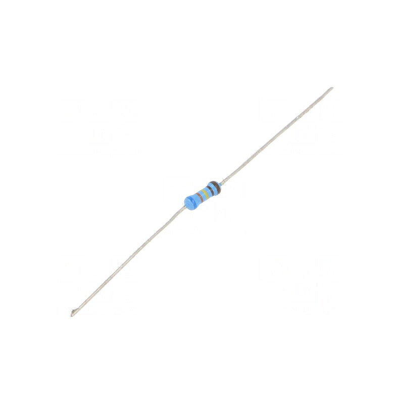 Rezistor thin film THT 6,34kΩ 600mW ±1% Ø2,5x6,5mm 50ppm/°C | Electronic-mag.ro | Componente Electronice