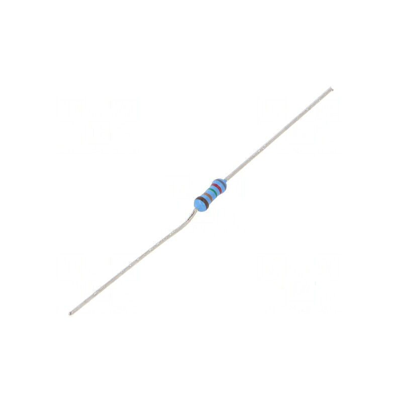 Rezistor thin film THT 825kΩ 600mW ±1% Ø2,5x6,5mm 50ppm/°C | Electronic-mag.ro | Componente Electronice