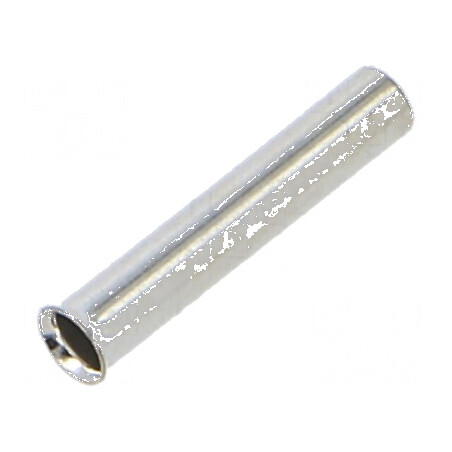 Vârf tub de capăt neizolat cupru 1,5mm² 12mm cositorit | Electronic-mag.ro | Componente Electronice