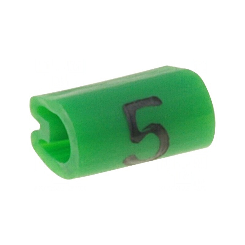 Markere Marcaj PVC Verde 5 buc - 1,5÷2mm - Temperatura 45÷70°C | Electronic-mag.ro | Componente Electronice