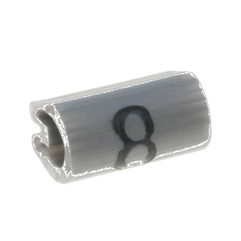 Markere PVC gri pentru marcaj - 8 bucăți, 1,5÷2mm, temperatură 45÷70°C | Electronic-mag.ro | Componente Electronice